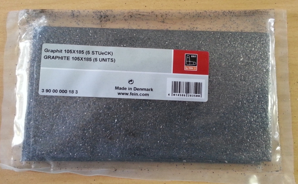 Graphitauflage 105x185 (VPE 5)